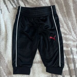 Puma Baby Black Joggers 3-6 Months